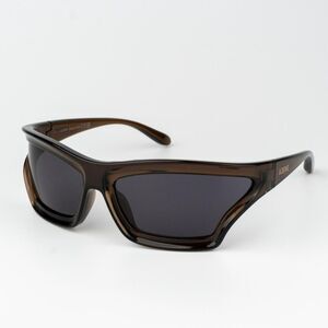 Loewe SIGNATURE Women Sunglasses Brown Grey Mask LW40143U 47A BRAND NEW